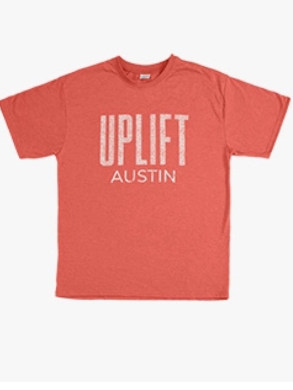 NWT Men’s Uplift Desk “Uplift Austin” Short Sleeve Tee Red White Small,XL or 2XL